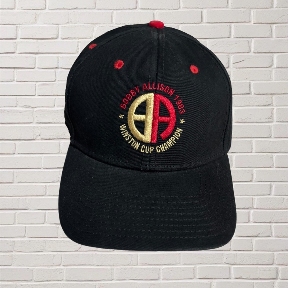 Bobby Allison NASCAR Hat 1983 Winston Cup Champion 2011 Hall of Fame Inductee